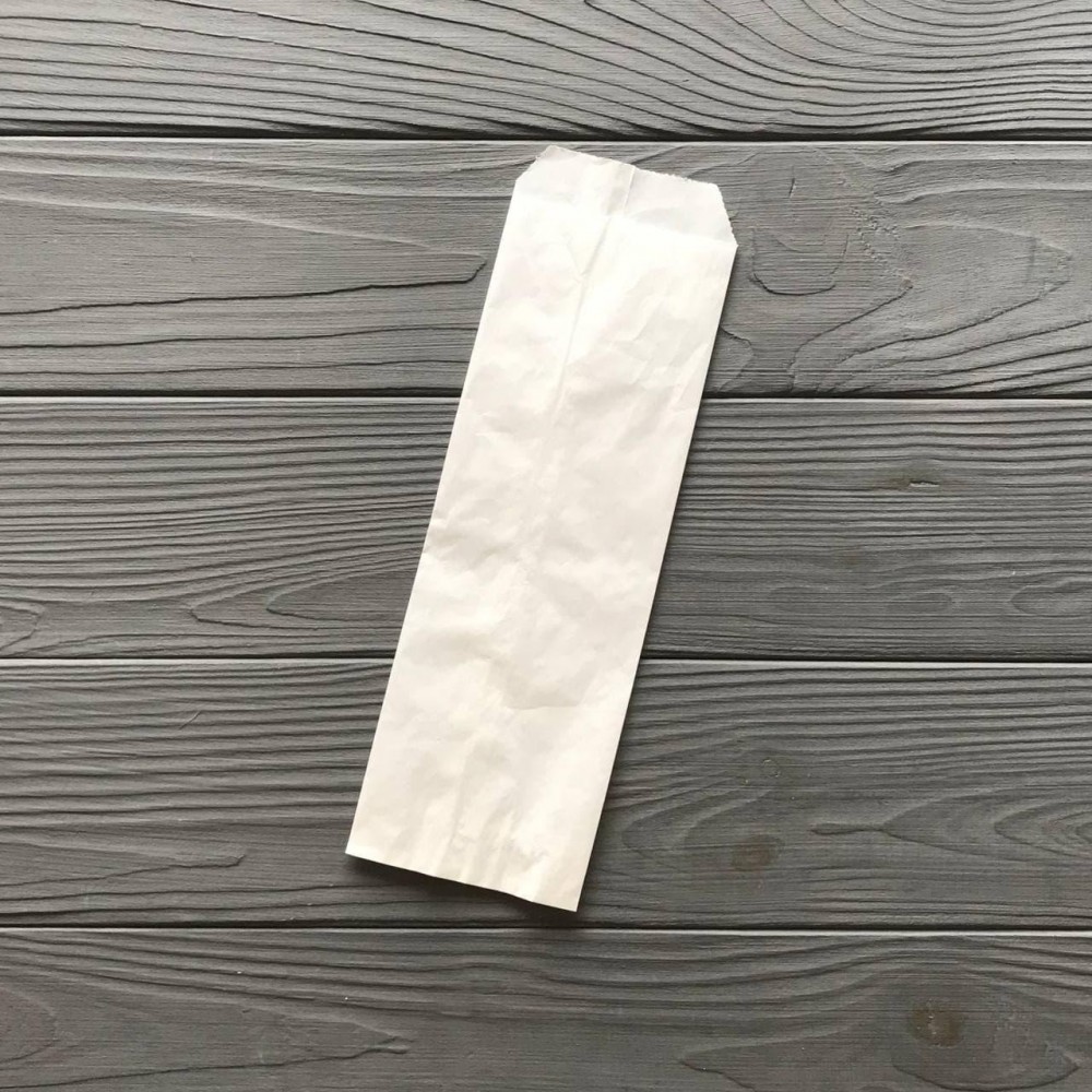 Пакет саше белый 230Х70Х0 (жиростойкий) 175Ф
