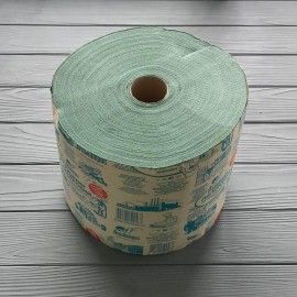 Полотенце бумажное протирочное рулон Альбатрос зеленый 180 метров (3рул/уп)