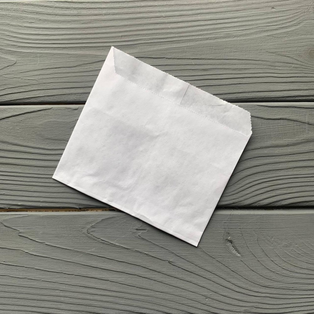 Пакет саше білий 115х120х0 мм 193Ф