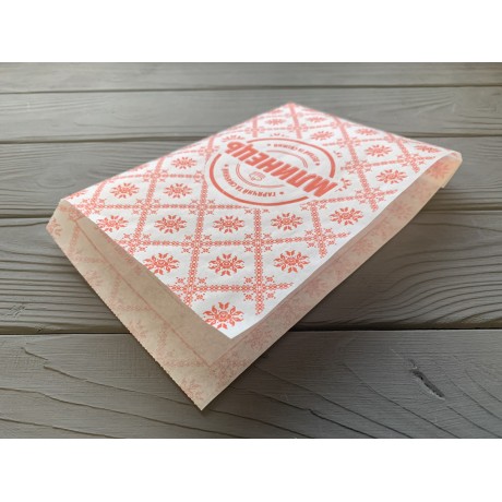 Упаковка бумажная для блинов с печатью 150Ф