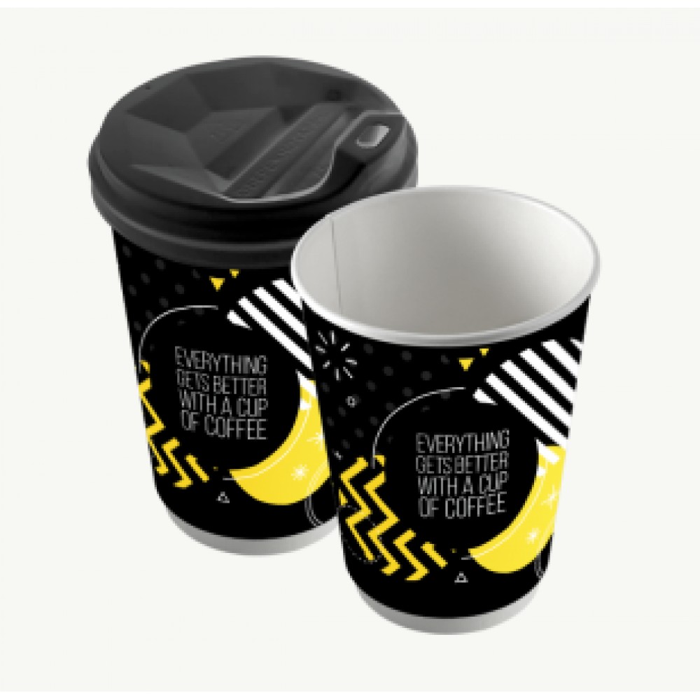 Стакан 175 мл "Black & Yellow"