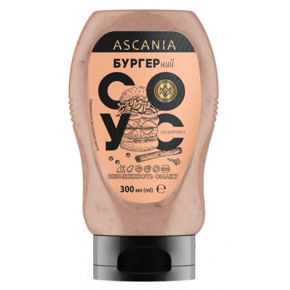 Соус-бутылка Бургер 300 мл (310гр) (10шт/ящ)