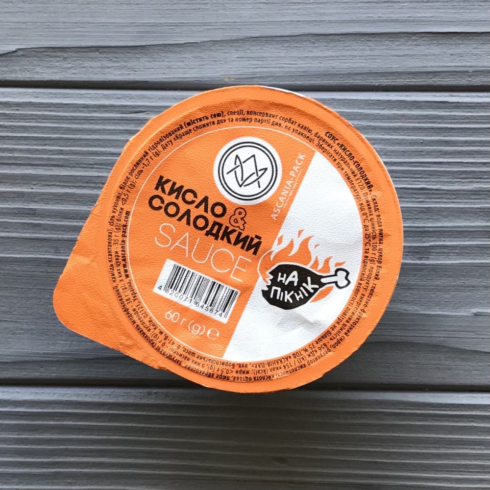 Соус - стакан «Кисло-сладкий» 60 г