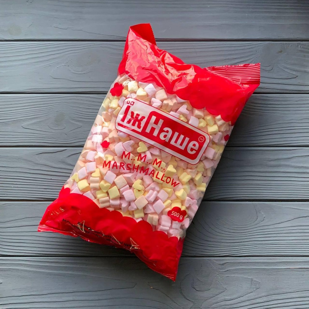 Маршмеллоу цветной 500 гр "Їж наше"