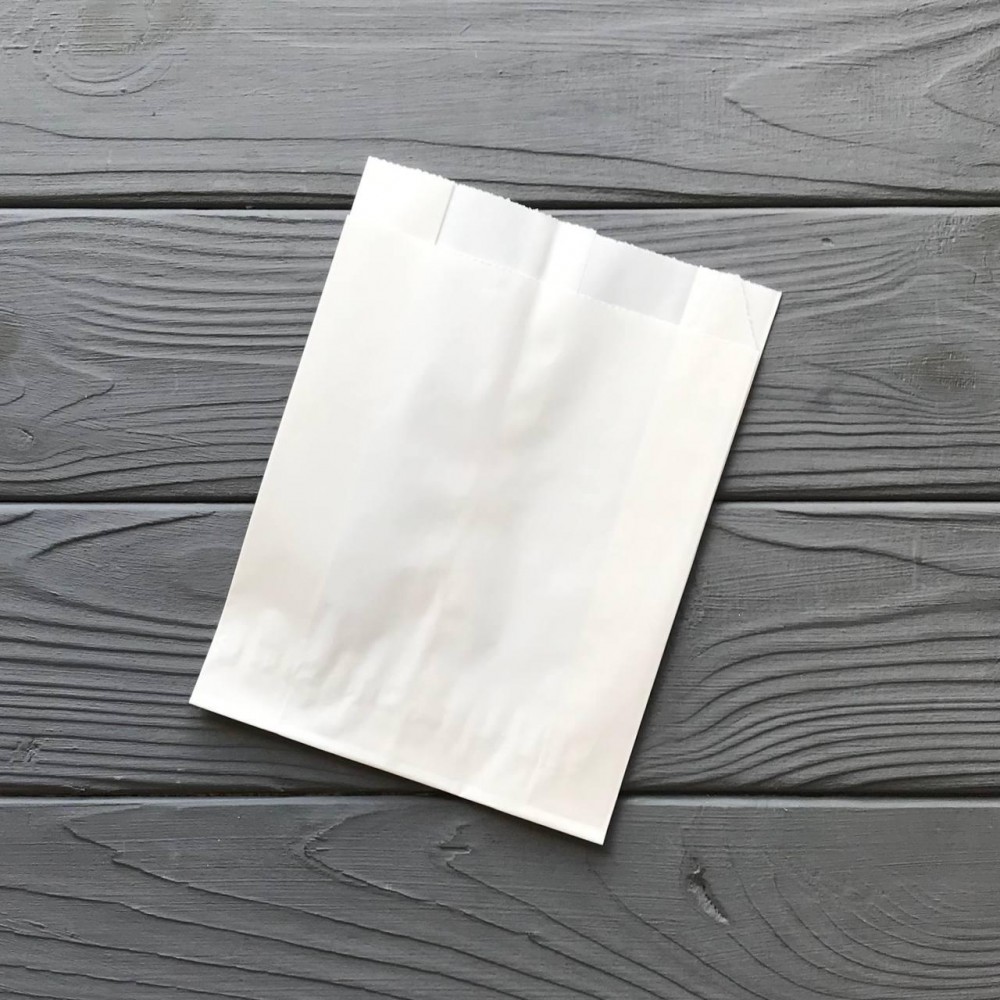Пакет саше белый 170х120х50 мм  (жиростойкий) 179Ф