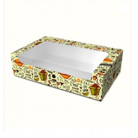 Картонна коробка для суші "Максі" світла