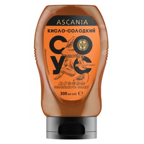 Соус-бутылка Кисло-сладкий 300 мл (360гр) (10шт/ящ)