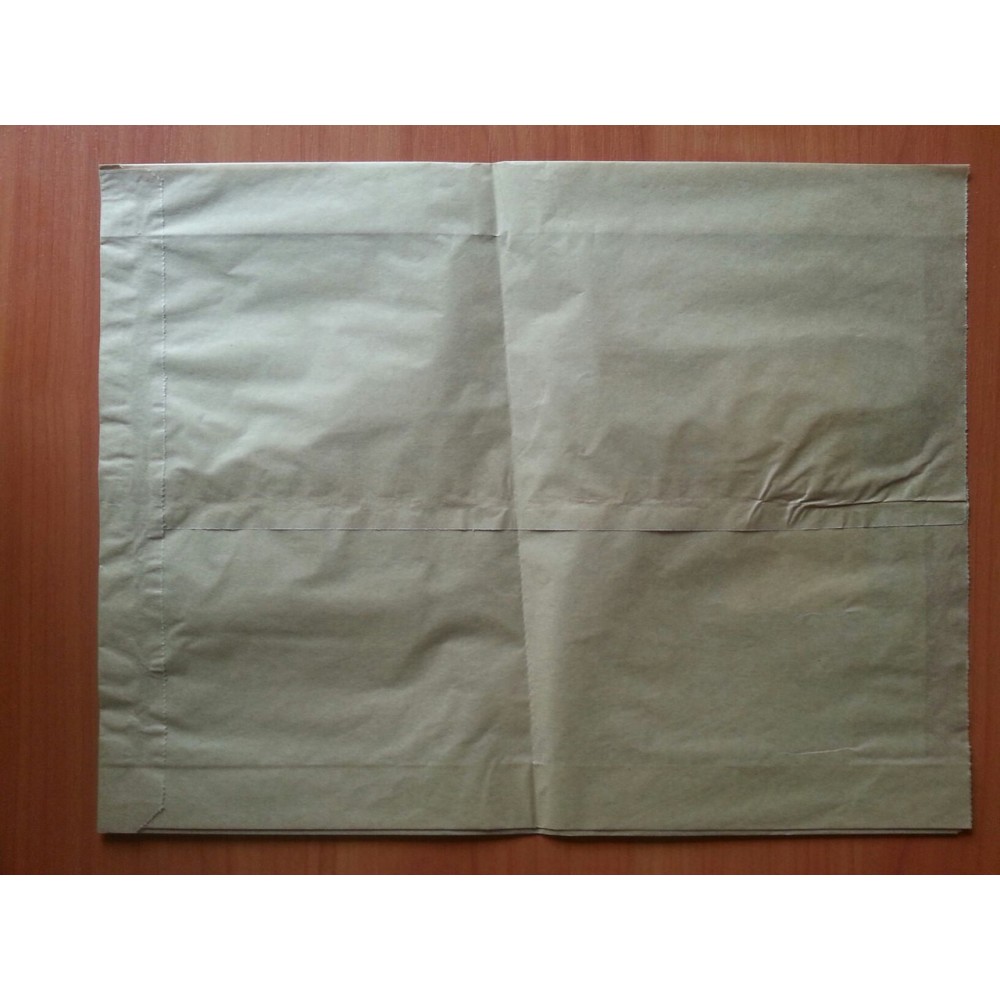Бумажный пакет саше бурый 330х250х60 (753)