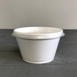 Супник зі спіненого полістиролу з кришкою, 330 мл УКРАІНА (25шт/уп|500шт/ящ)