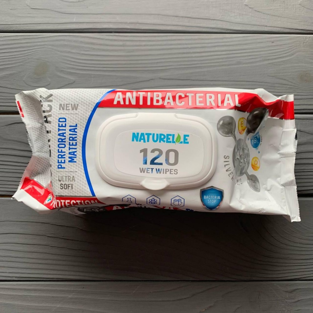 Салфетка Naturelle antibacterial 120 шт