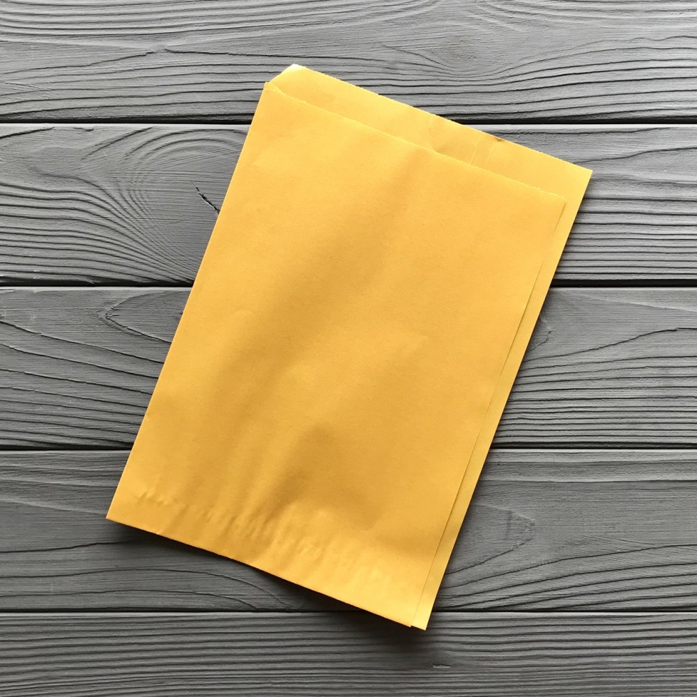 Уголок бумажный горчичный 250х160 155Ф