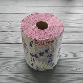 Полотенце бумажное рулон розовое Альбатрос 60 метров (6 рул/уп)