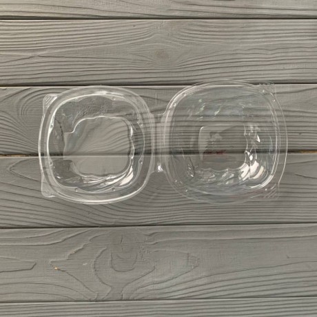 Салатник с крышкой прозрачный 250 мл (600шт/ящ) IT-5250