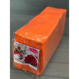 Серветки двошарові оранжеві БС08