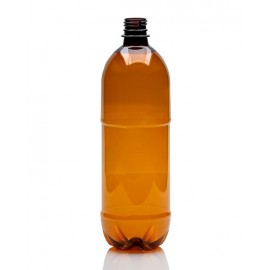 Пляшка ПЕТ Росинка 1л. 28мм (коричнева) (100 шт)