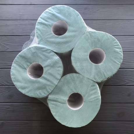 Туалетная бумага Велетень зеленая ТБ-01 (8 рулонов)