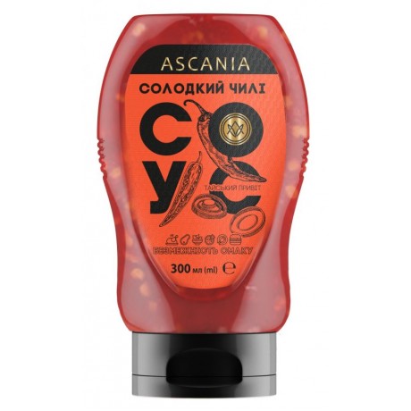 Соус-бутылка Сладкий чили 300 мл (360гр) (10шт/ящ)