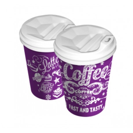 Стакан 250 мл Fast & Tasty фиолетовый