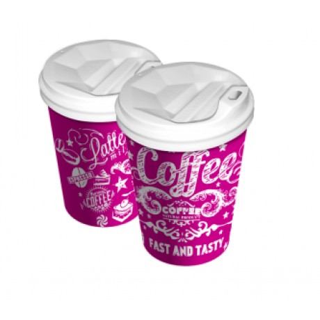 Стакан 250 мл Fast & Tasty розовый