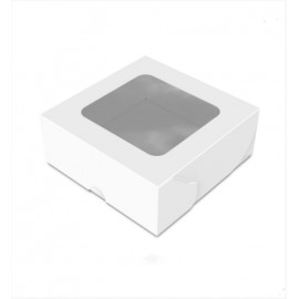 Картонна коробка для солодощів "Міді", біла
