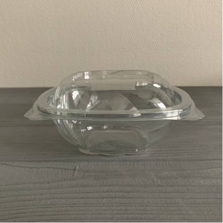 Салатник с крышкой прозрачный 250 мл (600шт/ящ) IT-5250