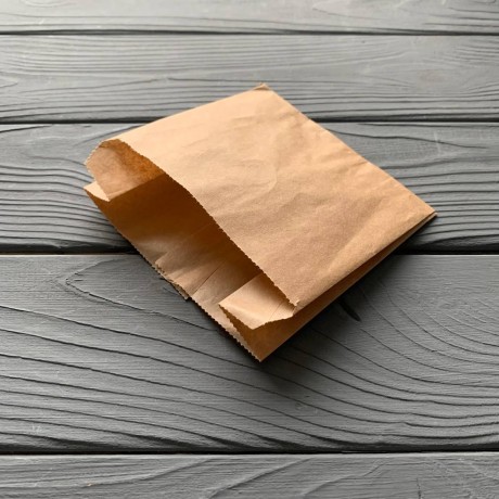 Пакет саше коричневый 115х110х50 мм 50гр/м2 (максимальная жиростойкость) 219Ф