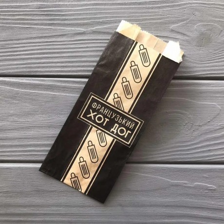 Упаковка для французьких хот-догів 170х70х40мм (середня жиростійкість 40гр/м2) 80Ф