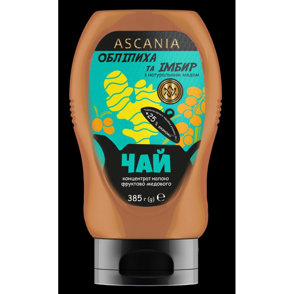 Чай-бутылка Облепиха-Имбирь 300 мл (400гр)