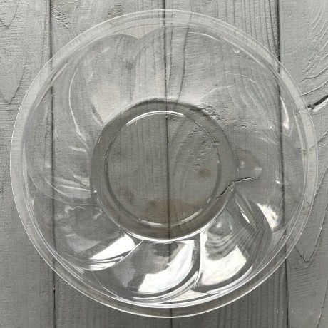 Салатник с крышкой 850 мл (прозрачный низ, прозрачный верх) 850P