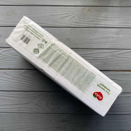 Салфетки Ruta Professional 33х33см 2слой белые 1/4 (250шт/уп|4уп/ящ)