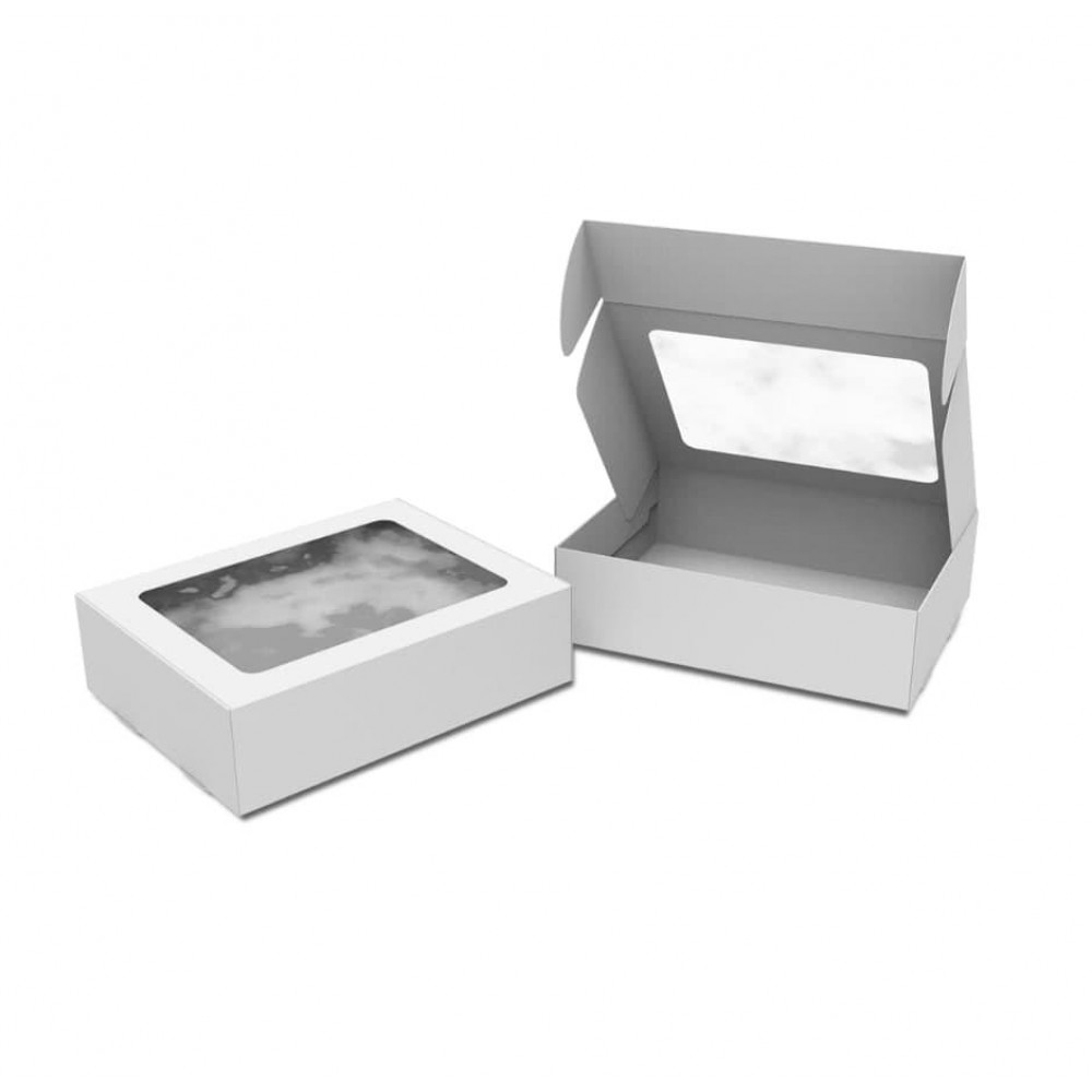 Картонна коробка для суші "МЕГА" Біла