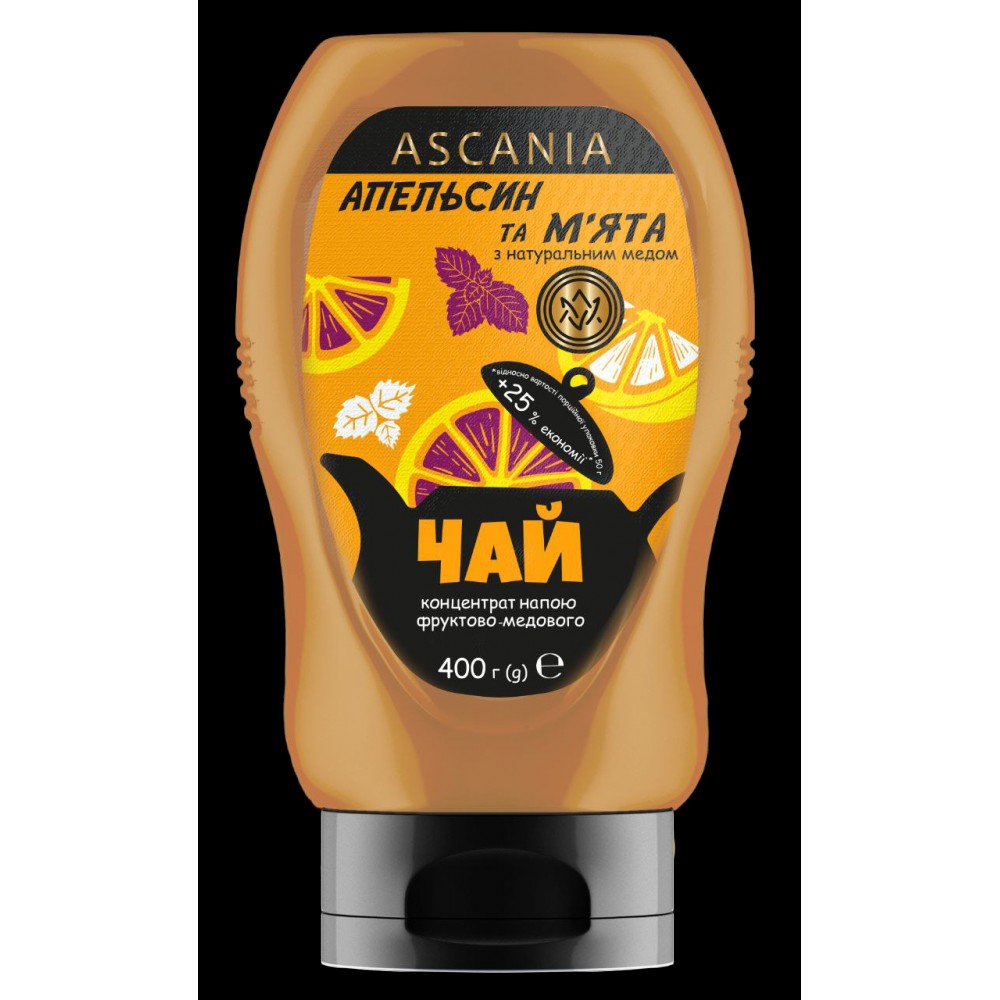 Чай-бутылка Апельсин-мята 300 мл (400гр)
