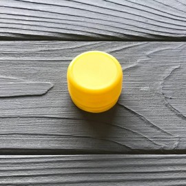 Крышка для ПЭТ бутылки жёлтая  28 мм