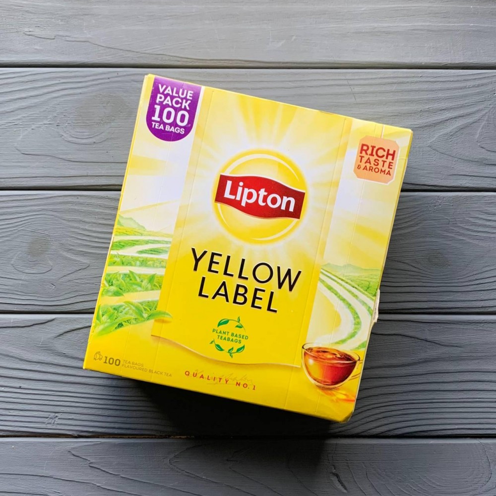 Чай Lipton черный 100 пак
