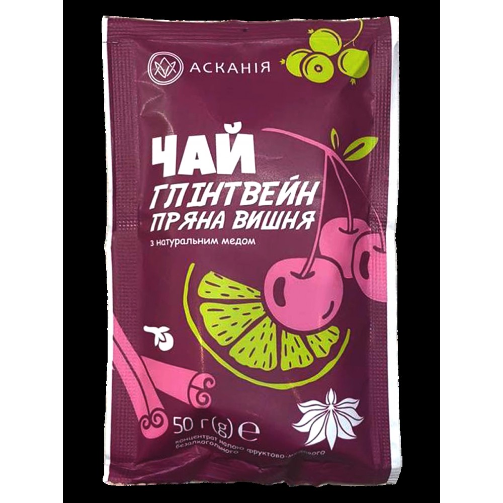 Чай-сашет "Глинтвейн пряная вишня" 50гр (12шт/уп)