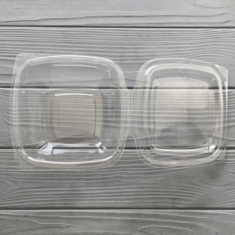 Салатник с крышкой прозрачный (240шт) УК-500Л