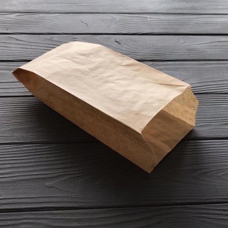 Пакет саше коричневий 230х90х50 мм (середньої жиростійкості) 148Ф