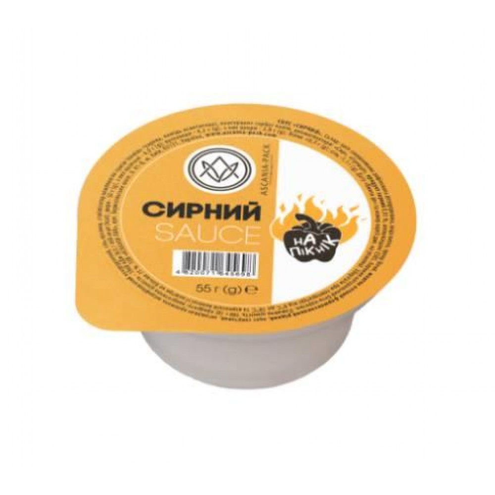 Соус сирний склянку 55гр (16шт/уп)