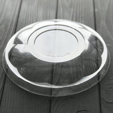 Салатник с крышкой 850 мл (прозрачный низ, прозрачный верх) 850P