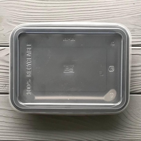 Контейнер односекційний PP 187x137x36 чорний (600шт/ящ)