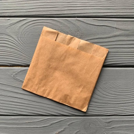 Пакет саше коричневый 115х110х50 мм 50гр/м2 (максимальная жиростойкость) 219Ф