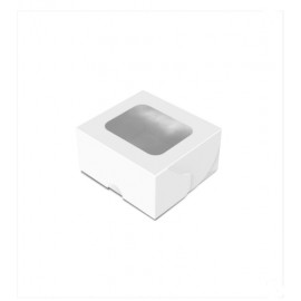Картонна коробка для солодощів "Міні", біла