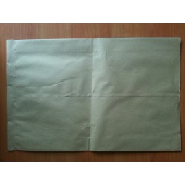 Бумажный пакет саше бурый 410х270х60 (5.1048) 1000 шт