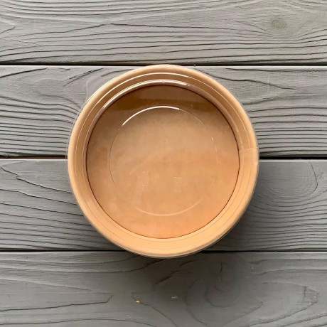 Супник(салатник) с крышкой 500мл крафт (50шт/уп|300шт/ящ)