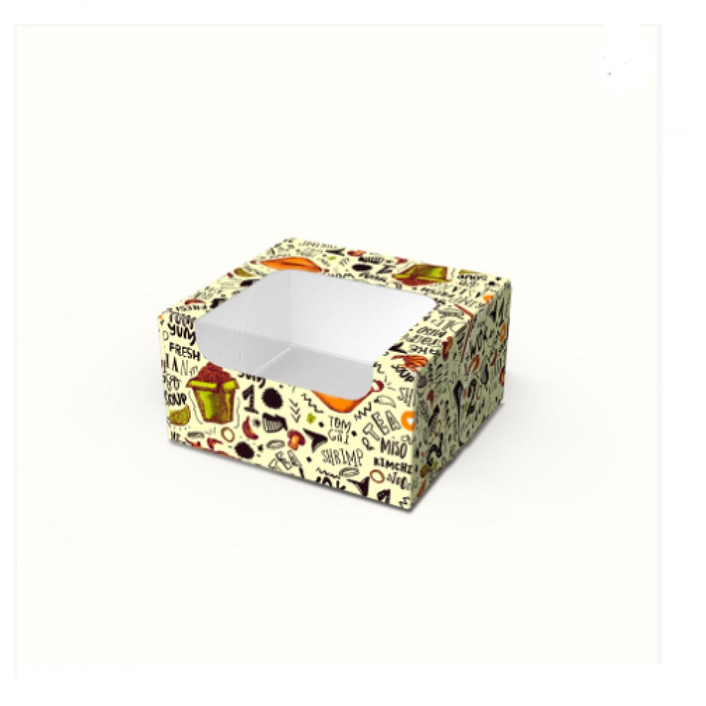 Картонна коробка для суші "Міні" світла