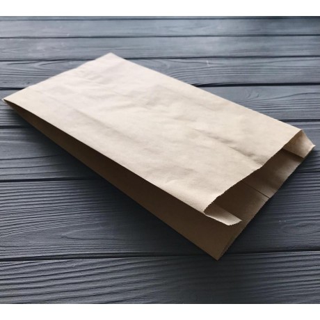 Пакет саше бурий 320х160х60 мм. (стандарт 40гр/м2) 143Ф