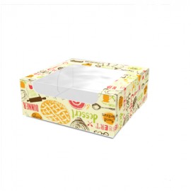 Картонна коробка для солодощів "Міді", світла